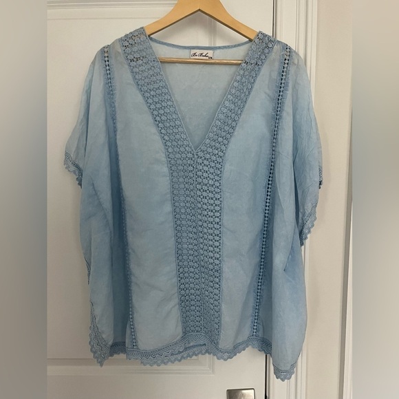 Be Boho womens cotton top blue size S/M - Picture 1 of 5